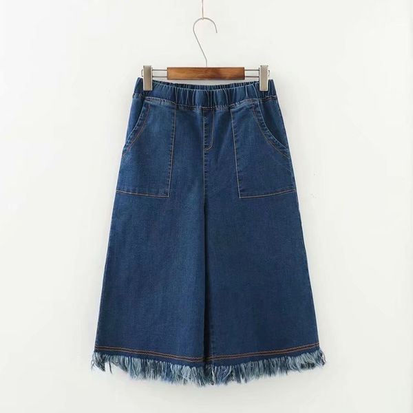 plus size 3xl 4xl zomer ripped jeans kalf-lengte broek vrouwen casual kwastje capri dames wijde pijpen denim jeans harembroek, Blue
plus size 3xl 4xl zomer ripped jeans kalf-lengte broek vrouwen casual kwastje capri dames wijde pijpen denim jeans harembroek, Blue