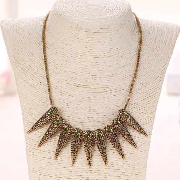 elifashion new fashion women rhinestone metal pendant awls shape pendant chain necklace fashion for women, Silver
elifashion new fashion women rhinestone metal pendant awls shape pendant chain necklace fashion for women, Silver