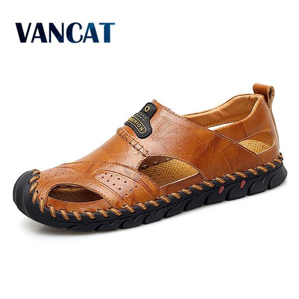 brand 2019 new handmade summer sandals beach sandals breathable men's shoes genuine leather men's causal shoes plus size 38-48, Black
brand 2019 new handmade summer sandals beach sandals breathable men's shoes genuine leather men's causal shoes plus size 38-48, Black