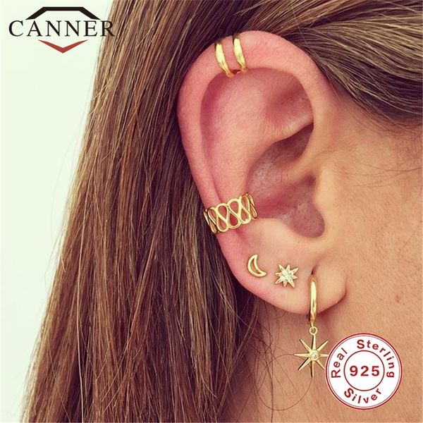 european and american gold silver color earrings for women minimalist anise star 925 sterling silver ins small hoop earrings, Golden;silver
european and american gold silver color earrings for women minimalist anise star 925 sterling silver ins small hoop earrings, Golden;silver