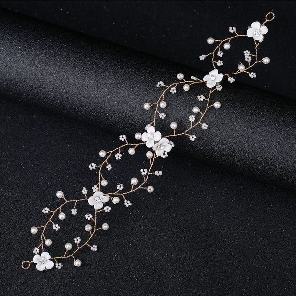 white pearl hair decorate ceramics flower hair band headwear garland headwear bride headwear, Silver
white pearl hair decorate ceramics flower hair band headwear garland headwear bride headwear, Silver