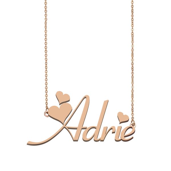 adrie name necklace pendant for women girls birthday gift custom nameplate children friends jewelry 18k gold plated stainless steel, Silver
adrie name necklace pendant for women girls birthday gift custom nameplate children friends jewelry 18k gold plated stainless steel, Silver
