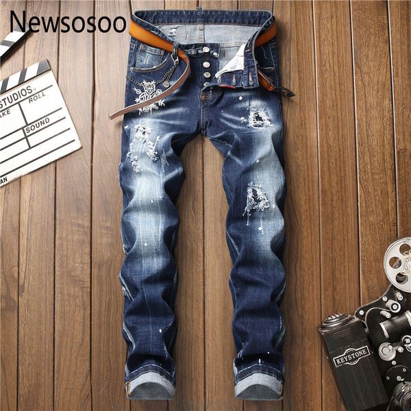 european american style luxury quality men's slim jeans pants mens pencil pants straight blue hole jeans for men 09
european american style luxury quality men's slim jeans pants mens pencil pants straight blue hole jeans for men 09