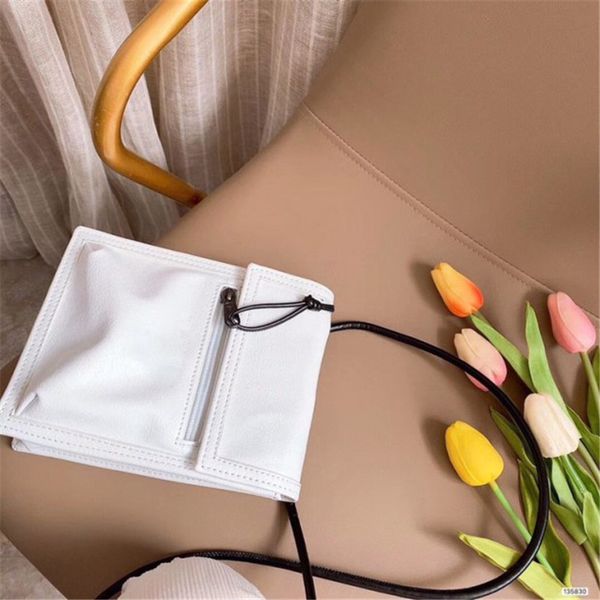 mini designer crossbody bag leather crossbody luxury bags selling arrival classic black white red mobile phone bag 20cm 15.5cm