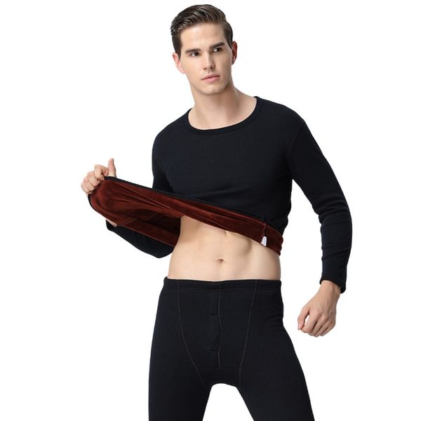 winter thicken thermal underwear set for autumn women men's solid shirt / bottoms fleece lined crew neck male female long johns, Black;white
winter thicken thermal underwear set for autumn women men's solid shirt / bottoms fleece lined crew neck male female long johns, Black;white