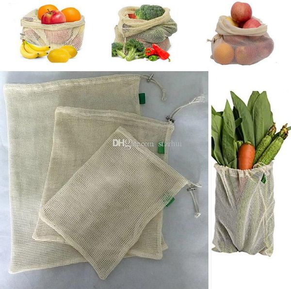 3pcs set reusable cotton mesh grocery shopping produce bags vegetable fruit fresh bags hand totes storage pouch drawstring bag dhl wx9-1173
3pcs set reusable cotton mesh grocery shopping produce bags vegetable fruit fresh bags hand totes storage pouch drawstring bag dhl wx9-1173