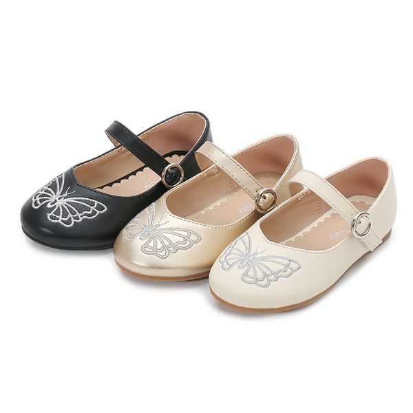 girl sandals kids leather shoes leisure butterfly sneakers princess dance shoes children' nonslip soft bottom girls, Black;grey
girl sandals kids leather shoes leisure butterfly sneakers princess dance shoes children' nonslip soft bottom girls, Black;grey