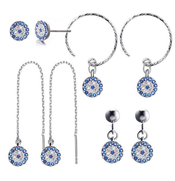 the eye of turkish retro demons plating s925 pure silver ear nail ear line ear hoop eardrop circle blue eye earrings, Golden;silver
the eye of turkish retro demons plating s925 pure silver ear nail ear line ear hoop eardrop circle blue eye earrings, Golden;silver