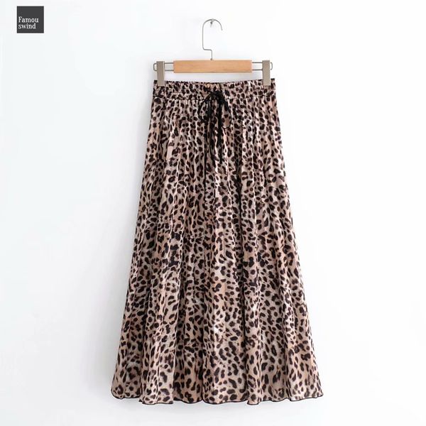 new vintage skirts leopard printing pleated women midi skirt faldas mujer ladies elastic waist sashes chic mid calf qun119, Black
new vintage skirts leopard printing pleated women midi skirt faldas mujer ladies elastic waist sashes chic mid calf qun119, Black
