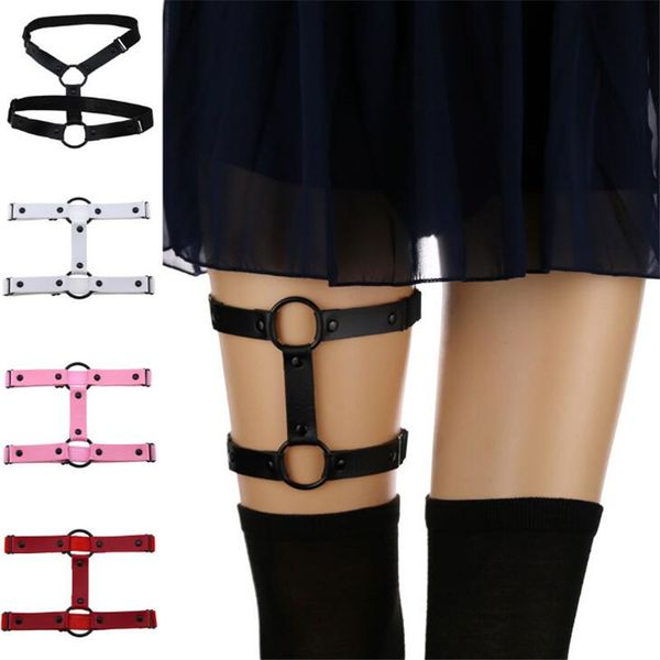 diezi body jewelry 2020 new gothic elastic garter belt leg black circle suspender stockings belt leg chain harness pu leather, Silver
diezi body jewelry 2020 new gothic elastic garter belt leg black circle suspender stockings belt leg chain harness pu leather, Silver