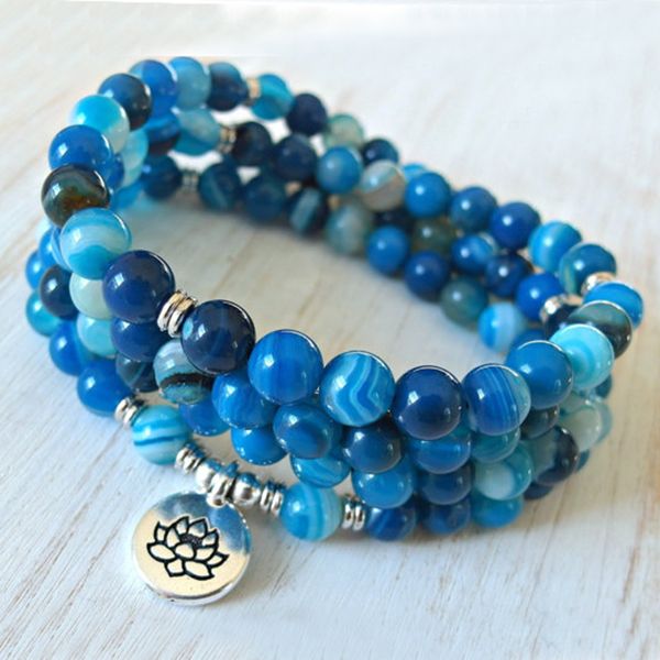 108 mala beaded a-gate om bracelet or necklace reiki charged buddhist rosary prayer beads wrist lotus bracelet, Golden;silver
108 mala beaded a-gate om bracelet or necklace reiki charged buddhist rosary prayer beads wrist lotus bracelet, Golden;silver