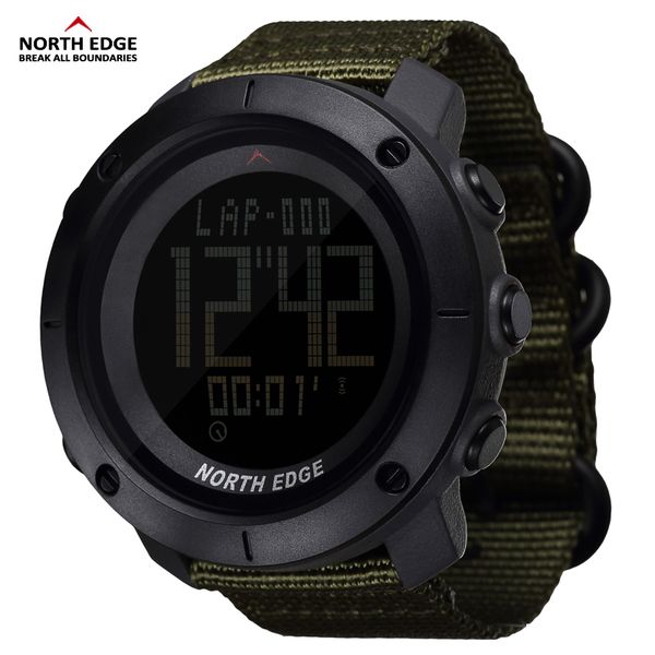man sports digital army watch waterproof hours running swimming water resistant 50m satch timer north edge, Slivery;brown
man sports digital army watch waterproof hours running swimming water resistant 50m satch timer north edge, Slivery;brown