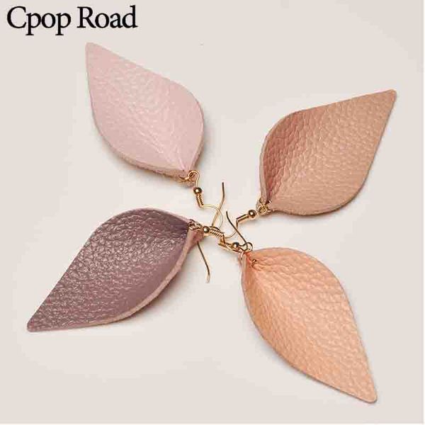 cpop leather leaf earrings for women sharp leaf pendant solid color simple drop earrings female jewelry pink girl accessories, Silver
cpop leather leaf earrings for women sharp leaf pendant solid color simple drop earrings female jewelry pink girl accessories, Silver