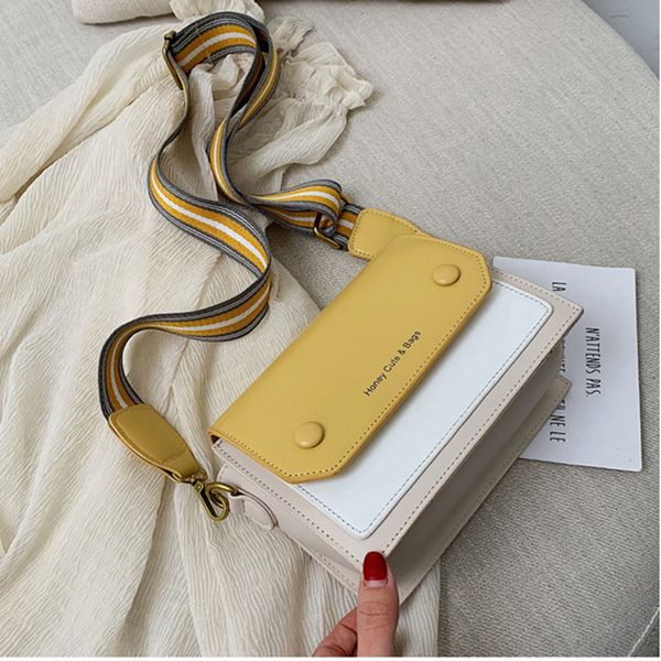 contrast color leather crossbody bags for women 2020 travel handbag simple shoulder messenger bag lady's wide strap small bag
contrast color leather crossbody bags for women 2020 travel handbag simple shoulder messenger bag lady's wide strap small bag