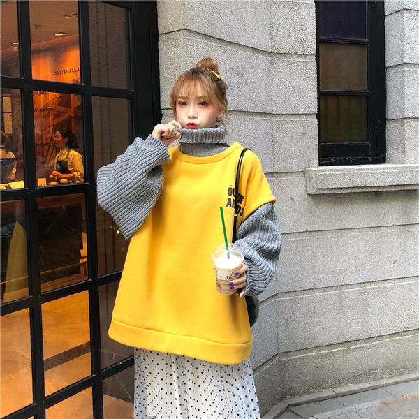 2019 новые социальные толстовки harajuku для женщин сплошной цвет с капюшоном женские толстовки с длинными рукавами зимнее утолщение пальто, Black
2019 новые социальные толстовки harajuku для женщин сплошной цвет с капюшоном женские толстовки с длинными рукавами зимнее утолщение пальто, Black