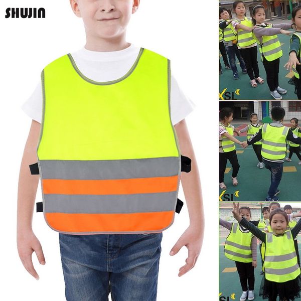 shujin 2019 kids safety security high visibility vests road traffic children reflective vests new clothing jacket sale, White;black
shujin 2019 kids safety security high visibility vests road traffic children reflective vests new clothing jacket sale, White;black