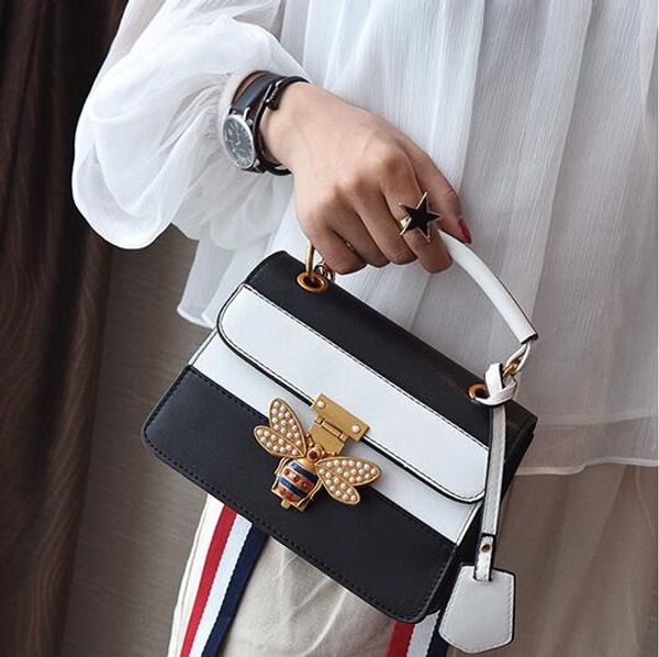 fashion women handbag style contrast color shoulder bags lock versatile one shoulder crossbody
fashion women handbag style contrast color shoulder bags lock versatile one shoulder crossbody