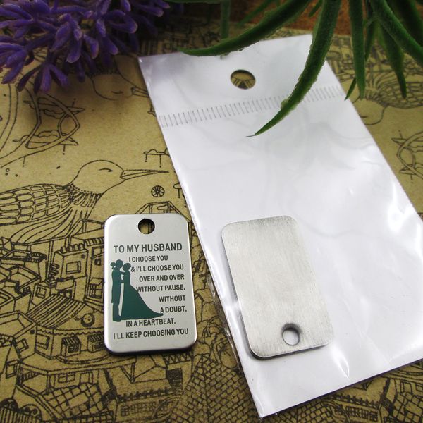 40pcs--"to my husband i choose you"stainless steel charms more style for choosing diy charms pendants for necklace, Bronze;silver
40pcs--"to my husband i choose you"stainless steel charms more style for choosing diy charms pendants for necklace, Bronze;silver