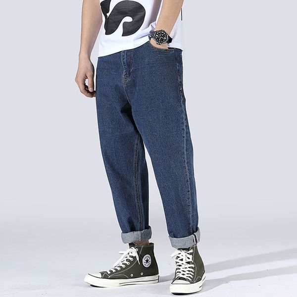 japanese style fashion men jeans big size 28-42 loose fit vintage designer harem pants dark blue hip hop jeans men pencil pants
japanese style fashion men jeans big size 28-42 loose fit vintage designer harem pants dark blue hip hop jeans men pencil pants