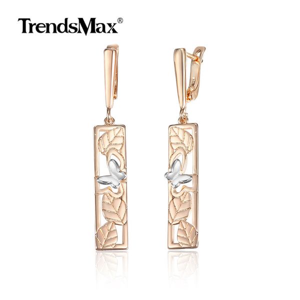 2019 new 585 rose gold color bar drop earrings for women girls leaf butterfly dangle earrings wedding party jewelry ge274, Golden
2019 new 585 rose gold color bar drop earrings for women girls leaf butterfly dangle earrings wedding party jewelry ge274, Golden