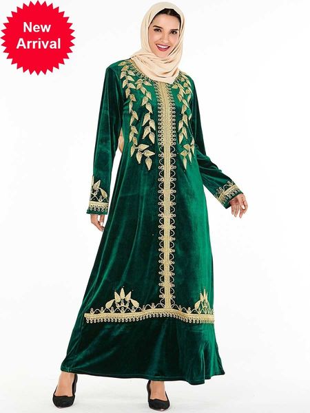 mc209157 large size women's dress green embroidered arabian gold velvet long (no headscarf) muslim abaya kaftan robes women vestidos, Red
mc209157 large size women's dress green embroidered arabian gold velvet long (no headscarf) muslim abaya kaftan robes women vestidos, Red