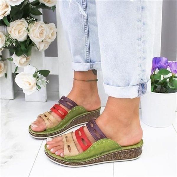 2020 women's beach slippers summer women lady retro stitching color casual low beach open peep toe sandals 3 colors shoes slides, Black
2020 women's beach slippers summer women lady retro stitching color casual low beach open peep toe sandals 3 colors shoes slides, Black