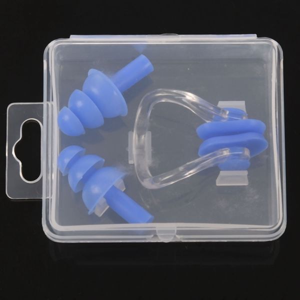 abgz- adults pairs blue swimming silicone ear plugs with nose clip earplugs
abgz- adults pairs blue swimming silicone ear plugs with nose clip earplugs