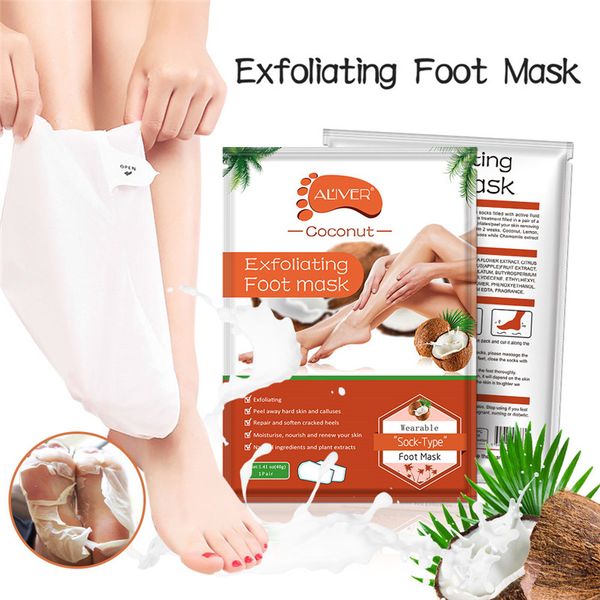 aliver ginseng exfoliating foot mask remove foot dead skin mask coconut repairing foot problems socks protect the feet whitening socks
aliver ginseng exfoliating foot mask remove foot dead skin mask coconut repairing foot problems socks protect the feet whitening socks