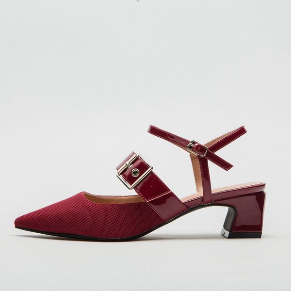 pointed retro women sandals shaped 3-5cm square heel summer women high heels fashion new elegant ankle strap buckle casual shoes, Black
pointed retro women sandals shaped 3-5cm square heel summer women high heels fashion new elegant ankle strap buckle casual shoes, Black