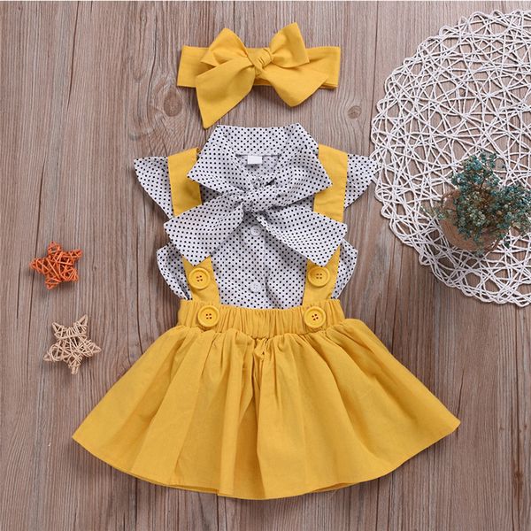 humor bear baby girls clothes sets summer dot flying sleeve strap dress+headband 3-piece kids children's clothing suit 25, White
humor bear baby girls clothes sets summer dot flying sleeve strap dress+headband 3-piece kids children's clothing suit 25, White