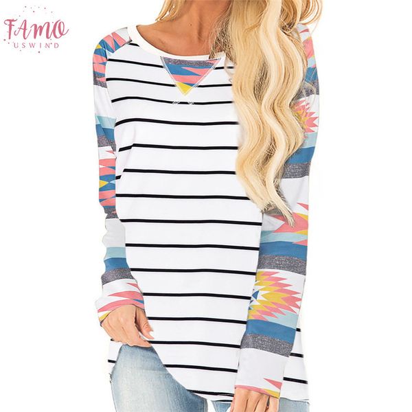 autumn women long sleeve t shirt female striped women raglan sleeve tee shirt o neck tee lady tee 2019, White
autumn women long sleeve t shirt female striped women raglan sleeve tee shirt o neck tee lady tee 2019, White