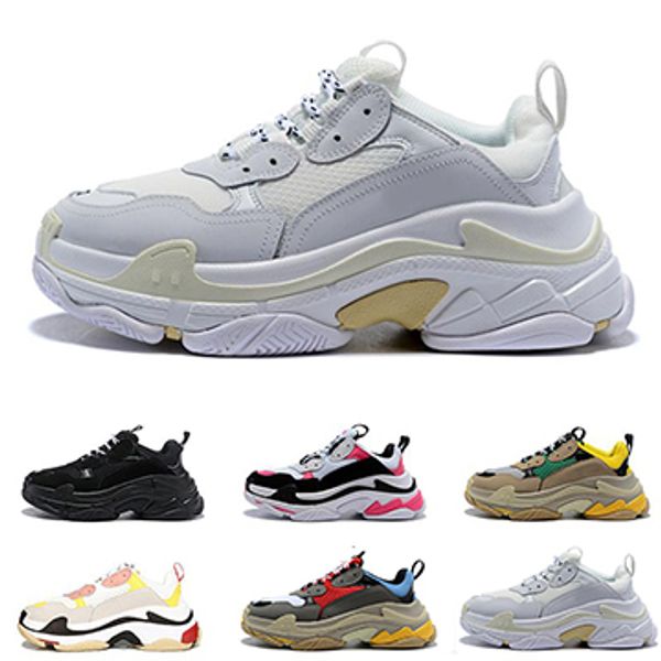 2019 Fashion Paris 17FW Triple-S Casual Dad Sneakers Women Mens Trainers Shoes Beige White Yellow Luxury Designer Sports Shoes Size 36-45
2019 Fashion Paris 17FW Triple-S Casual Dad Sneakers Women Mens Trainers Shoes Beige White Yellow Luxury Designer Sports Shoes Size 36-45