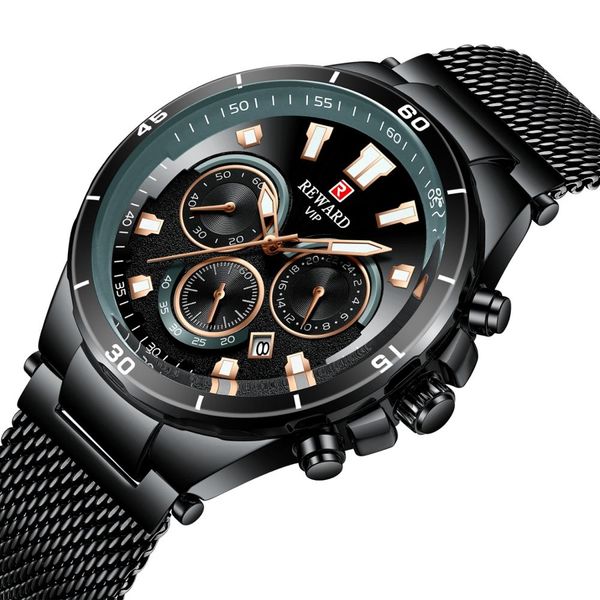 reward fashion men's watch three-eye multi-function sports watch waterproof men for male, Slivery;brown
reward fashion men's watch three-eye multi-function sports watch waterproof men for male, Slivery;brown