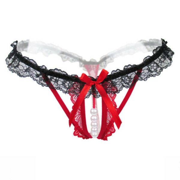 women's panties erotic open crotch lingerie g-string for women crotchless pearl thongs ladies lace briefs underwear knickers, Black;pink
women's panties erotic open crotch lingerie g-string for women crotchless pearl thongs ladies lace briefs underwear knickers, Black;pink