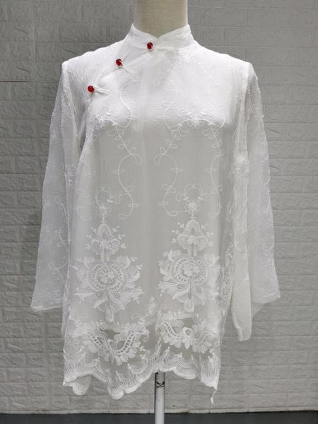 new 100% silk wind restoring ancient ways silk arranges concerning dish buckle improved cheongsam mulberry blouse, White
new 100% silk wind restoring ancient ways silk arranges concerning dish buckle improved cheongsam mulberry blouse, White
