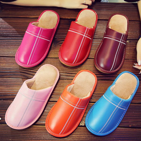 men&women slippers winter slippers indoor shoes men leather big size house shoe women waterproof warm memory foam slipper, Black
men&women slippers winter slippers indoor shoes men leather big size house shoe women waterproof warm memory foam slipper, Black