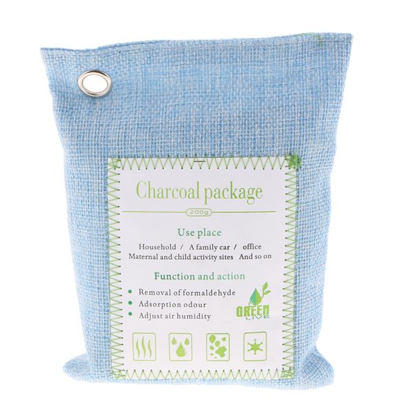 200g - charcoal deodorizer odor neutralizer home & car freshener bags, bamboo organic activated air purifying bags blue+green
200g - charcoal deodorizer odor neutralizer home & car freshener bags, bamboo organic activated air purifying bags blue+green