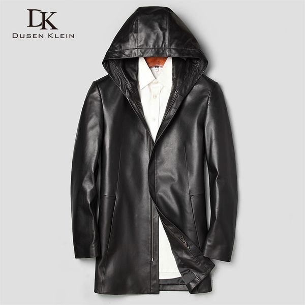 men genuine leather jacket real sheepskin leather jackets 2019 spring new casual hoodied jacket mid-long 71j7866, Black
men genuine leather jacket real sheepskin leather jackets 2019 spring new casual hoodied jacket mid-long 71j7866, Black