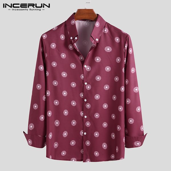 incerun fashion mens casual shirt printing lapel neck button 2019 street style long sleeve business brand shirt men camisa s-5xl, White;black
incerun fashion mens casual shirt printing lapel neck button 2019 street style long sleeve business brand shirt men camisa s-5xl, White;black