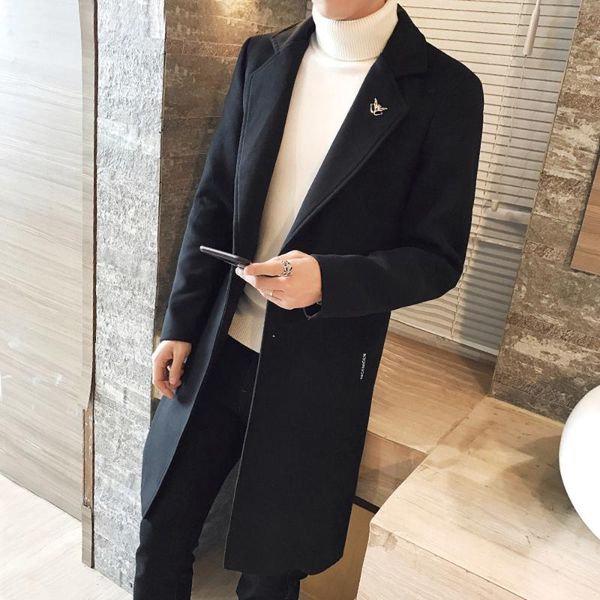 xiu luo 2020 winter for male overcoat medium-long jackets & coats warm winter thick casual mens wool blend jackets, Black
xiu luo 2020 winter for male overcoat medium-long jackets & coats warm winter thick casual mens wool blend jackets, Black