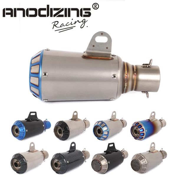 universal motorcycle carbon fiber exhaust inlet 51mm escape exhaust mufflers pipe stainless steel muffler
universal motorcycle carbon fiber exhaust inlet 51mm escape exhaust mufflers pipe stainless steel muffler