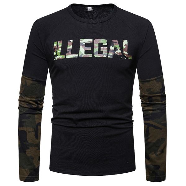 cool camouflage print long sleeve black coffee army green mens t-shirts sweatshirt jumper pullover casual slim t-shirt, White;black
cool camouflage print long sleeve black coffee army green mens t-shirts sweatshirt jumper pullover casual slim t-shirt, White;black