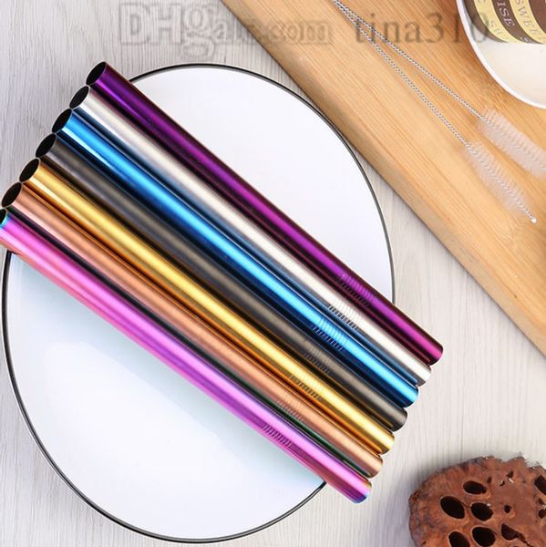new 21.5cm*12mm straight pipe stainless steel straw color metal straw pearl milk tea straw bar accessories t2i5048
new 21.5cm*12mm straight pipe stainless steel straw color metal straw pearl milk tea straw bar accessories t2i5048