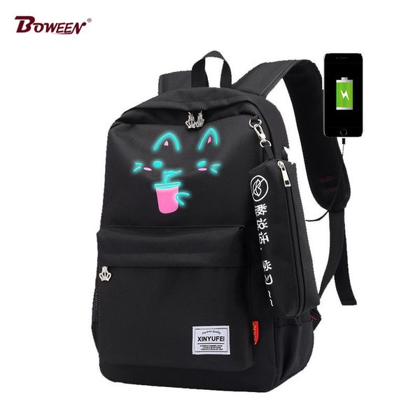 cute cat school bags girls 2018 women school backpack female schoolbag for teenage oxford usb back pack lapblack qualit
cute cat school bags girls 2018 women school backpack female schoolbag for teenage oxford usb back pack lapblack qualit