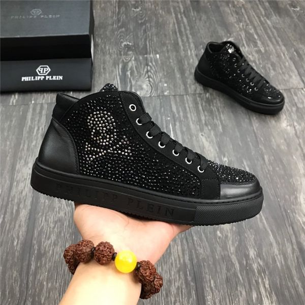 fast shipping luxury fashion design platform skull print men's shoes fashion casual sneakers studded colorful men's sneakers 39-45, Black
fast shipping luxury fashion design platform skull print men's shoes fashion casual sneakers studded colorful men's sneakers 39-45, Black