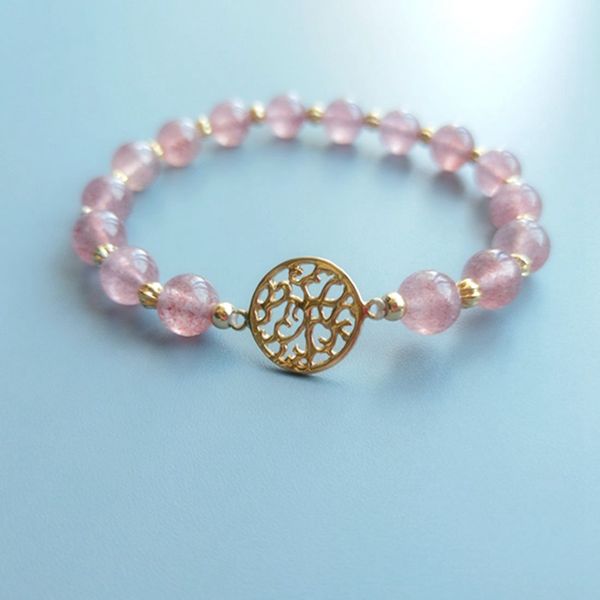 lii ji real natural strawberry quartz s925 sterling silver coin charm bracelet for female jewelry, Golden;silver
lii ji real natural strawberry quartz s925 sterling silver coin charm bracelet for female jewelry, Golden;silver