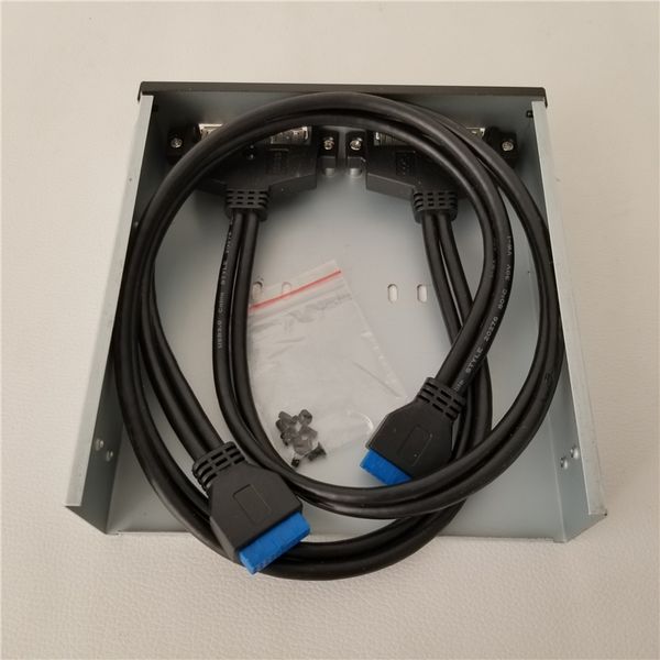 MotherBoard 20Pin TO 4-Port USB 3.0 A Female Host Case 5.25" Front Panel Mount Bracket Holder Cable CORD 60cm/1.97ft PC DIY
MotherBoard 20Pin TO 4-Port USB 3.0 A Female Host Case 5.25" Front Panel Mount Bracket Holder Cable CORD 60cm/1.97ft PC DIY