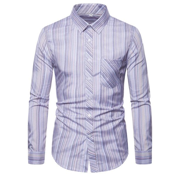 2020 autumn hawaiian shirt men's casual slim striped long sleeve pockets shirts beach blouse camisa masculina, White;black
2020 autumn hawaiian shirt men's casual slim striped long sleeve pockets shirts beach blouse camisa masculina, White;black