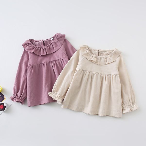 baby ruffles turn down collar cute solid blouses girls clothes children full sleeve corduroy shirts causal cotton infant top, White;black
baby ruffles turn down collar cute solid blouses girls clothes children full sleeve corduroy shirts causal cotton infant top, White;black