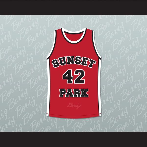 Player 42 Sunset Park Basketball Jersey Stitch Sewn spront
Player 42 Sunset Park Basketball Jersey Stitch Sewn spront
